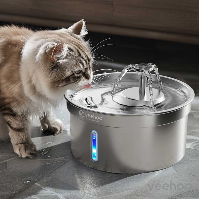 Veehoo 4L Food-grade Cat Water Fountain