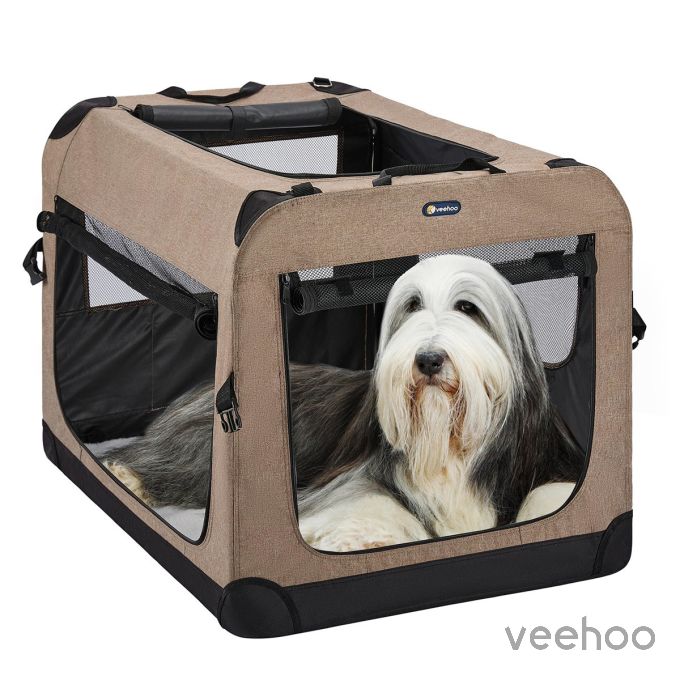 Veehoo Folding Soft Dog Crate