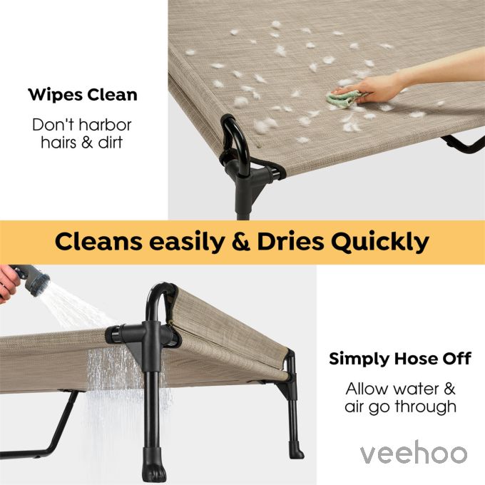 Veehoo Anti-falling Elevated Pet Bed