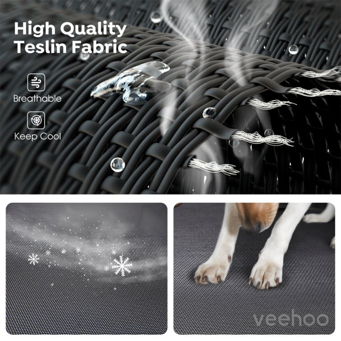 Veehoo Cooling Elevated Dog Bed Replacement Cover