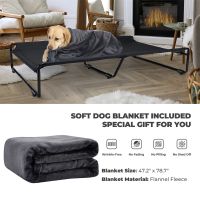 Veehoo Back-rest Pet Bed with a Blanket