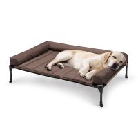 Veehoo Elevated Dog Bed with Bolster Mat