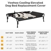 Veehoo Cooling Elevated Dog Bed Replacement Cover